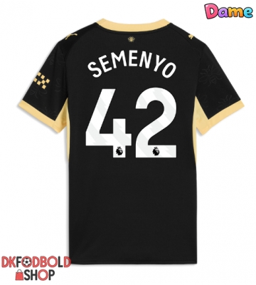 Manchester City Antoine Semenyo #42 Udebanetrøje Dame 2026-27 Kort ærmer